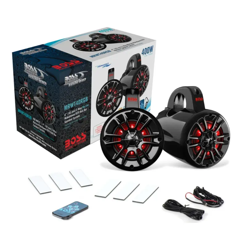 Boss Audio Systems Marine Waketower Speakers 400 Watts/Pair/ 4In/ 2 Way 1