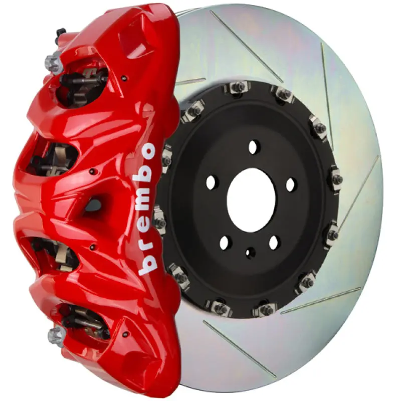 Brembo 08-15 Land Cruiser/Lx570 Front Gt Bbk 8 Piston Cast 412X38 2Pc Rotor Slotted Type1-Red 1
