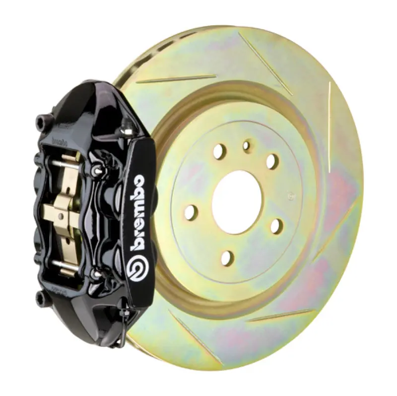 Brembo 11-18 Focus/13-18 Focus St Front Gt Bbk 4 Piston Cast 336 X28 1Pc Rotor Slotted Type1-Black 1