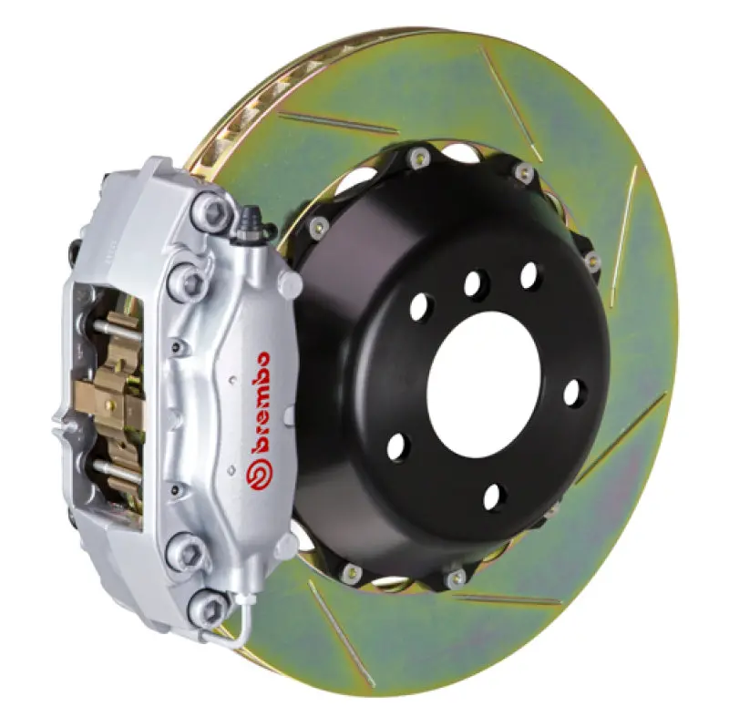 Brembo 12-16 Fr-S/12-20 Brz/17-20 86 Front Gt Bbk 4 Pist Cast 345X28 2Pc Rotor Slotted Type1-Silver 1