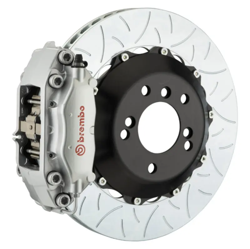 Brembo 12-16 Fr-S/12-20 Brz/17-20 86 Front Gt Bbk 4 Pist Cast 345X28 2Pc Rotor Slotted Type3-Silver 1