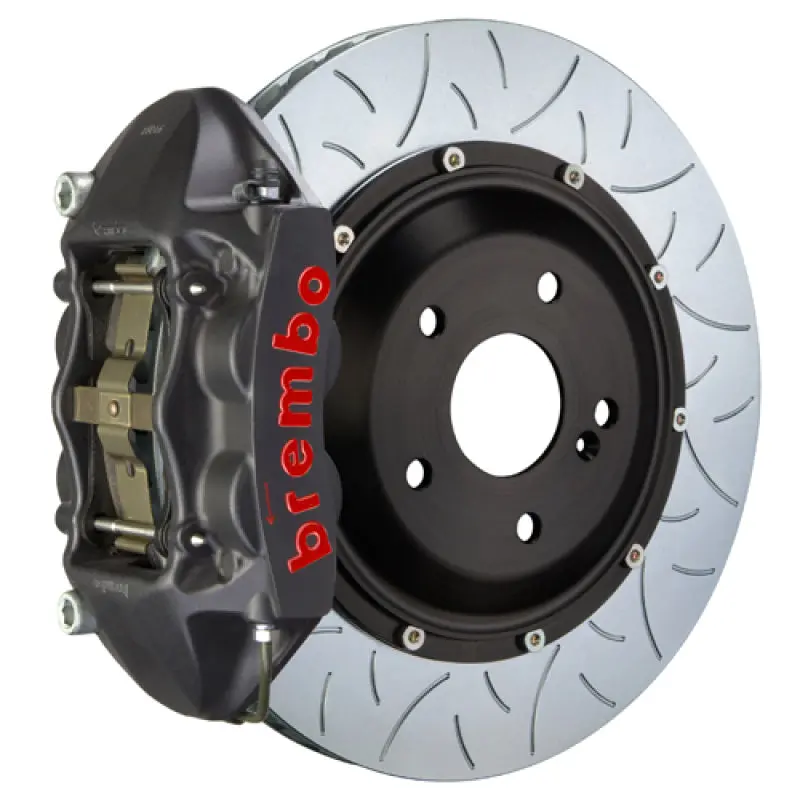 Brembo 14+ Mini Cooper Front Gts Bbk 4 Piston Cast 345X28 2Pc Rotor Slotted Type3-Black Ha 1