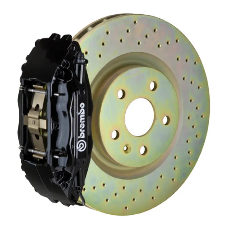 Brembo 15-21 Wrx (Va) Front Gt Bbk 4 Piston Cast 326 X30 1Pc Rotor Drilled-Black 1