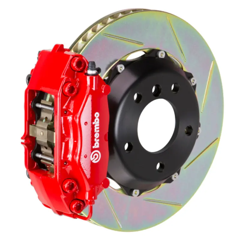 Brembo 16+ Miata Mx-5 (Nd) Front Gt Bbk 4 Piston Cast 328X28 2Pc Rotor Slotted Type-1-Red 1