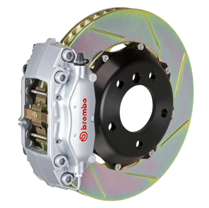 Brembo 16+ Miata Mx-5 (Nd) Front Gt Bbk 4 Piston Cast 328X28 2Pc Rotor Slotted Type-1-Silver 1