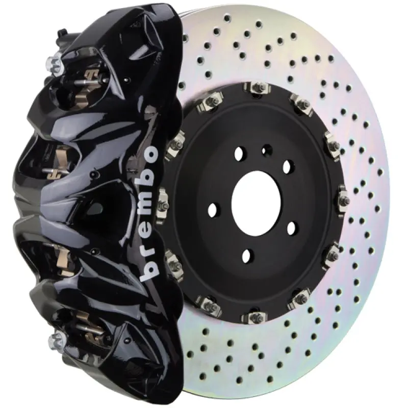 Brembo 19+ Cullinan Front Gt Bbk 8 Piston Cast 412X38 2Pc Rotor Drilled-Black 1