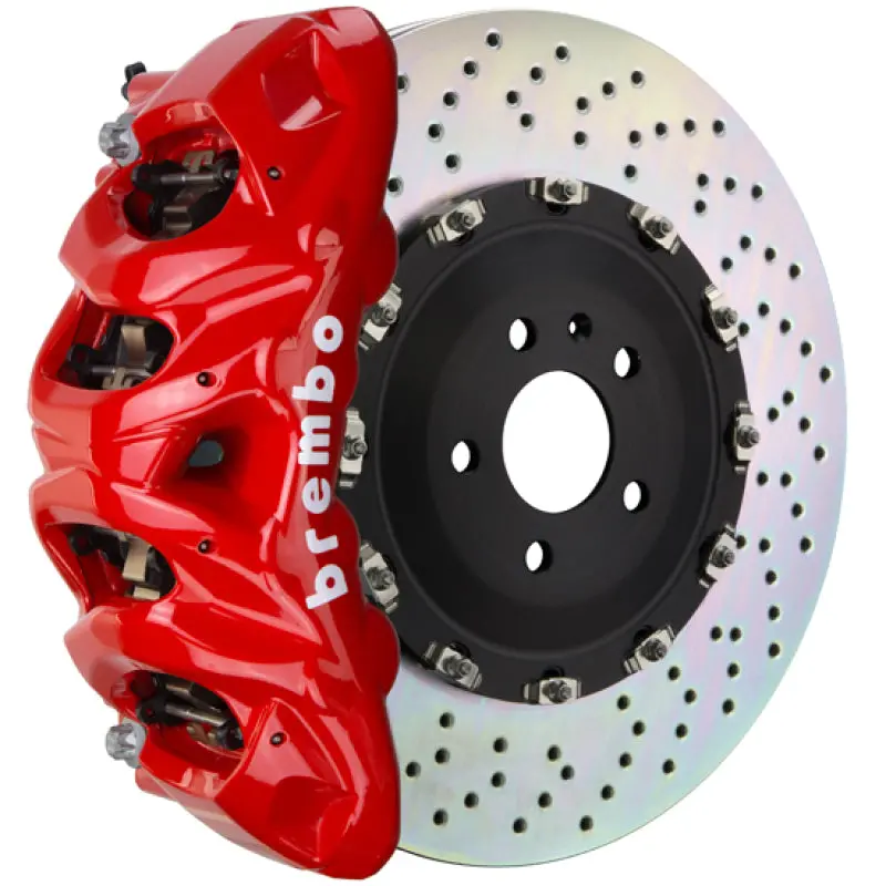 Brembo 19+ G-Class (Excl. Amg) Front Gt Bbk 8 Piston Cast 412X38 2Pc Rotor Drilled-Red 1