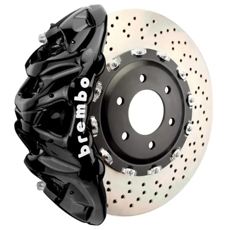 Brembo 25+ Bmw X3 M50 Xdrive (G45) Front Gt Bbk 8 Piston Cast 412X38 2Pc Rotor Drilled - Black 1