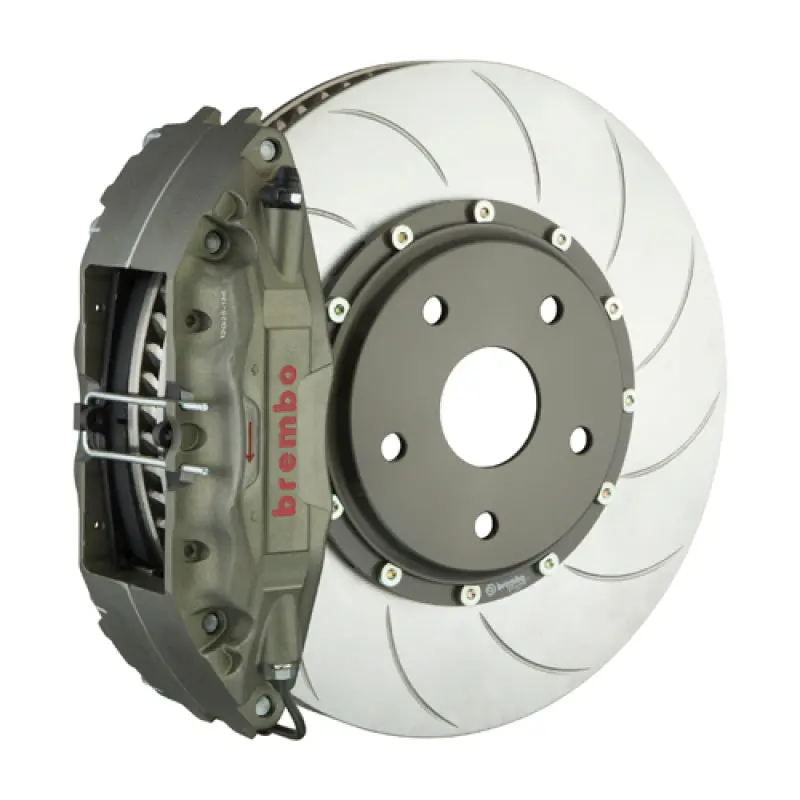 Brembo 93-95 Rx-7 Pista Front Race Bbk 4 Piston Cast 2Pc 328 X35x6 4A 2Pc Rotor T5-Clear Ha 1