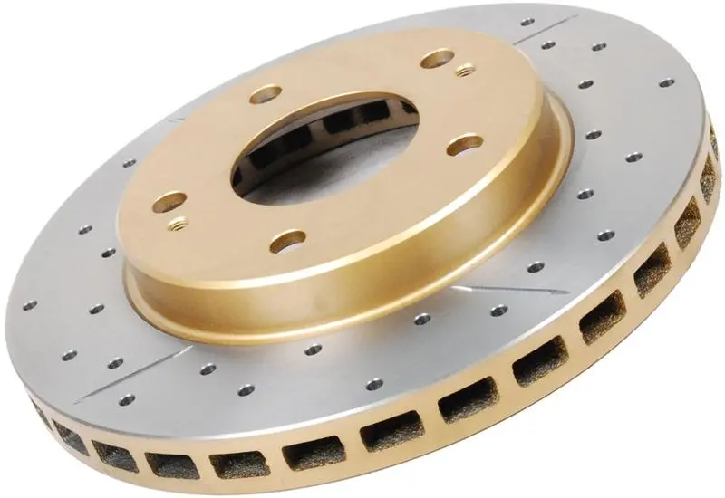 Dba 97-03 Ford Escort Rear Rotor Rear Street Series Drilled & Slotted Rotor W/Gold Hat 1