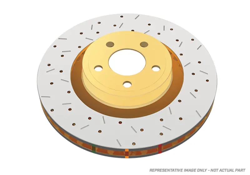 Dba 97-05 Buick Riviera Front 4000 Series Drilled & Slotted Rotor 1