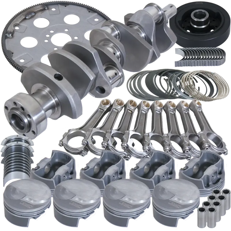 Eagle Chevy 454 1Pc 4.250In Crank 6.385In I-Beam Rods 4.320In Pistons 168 Tooth Fp Balanced Assembly 1