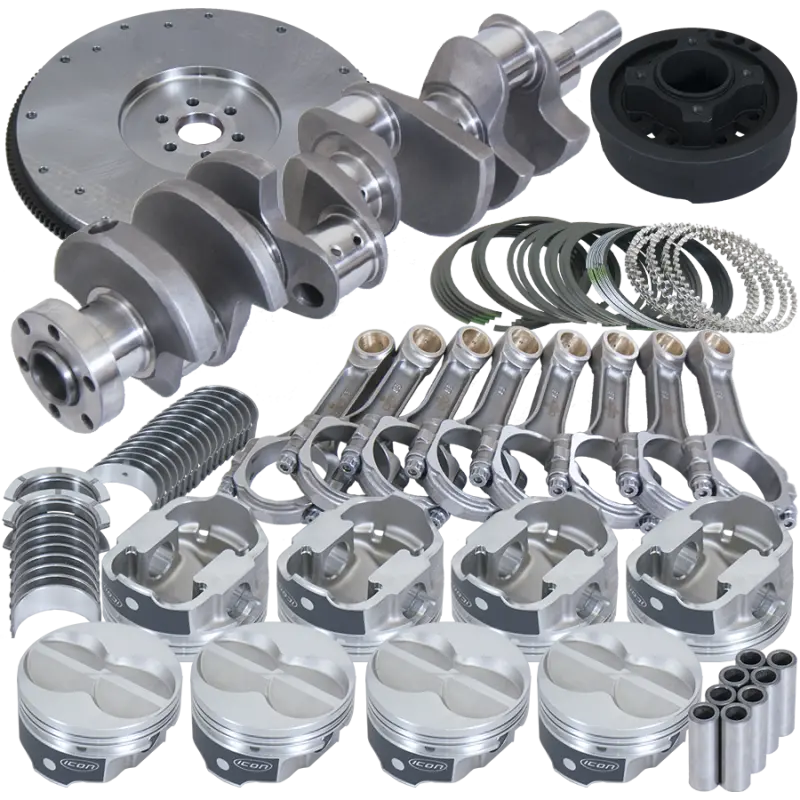 Eagle Ford 302 3.400In Crank 5.400In I-Beam Rods 4.030In Pistons 164 Tooth Fw Balanced Assembly 1