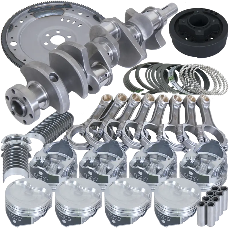 Eagle Ford 302 Serpentine 164 Tooth Flexplate Balanced Rotating Assembly 5.400In I-Beam +.060 Bore 1