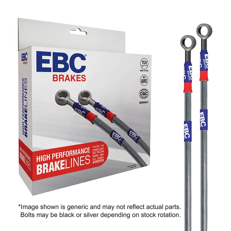 Ebc Stainless Steel Braided Brake Lines – Bla7617-4L 1