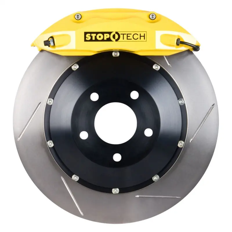 Stoptech 83.827.4300.81 Big Brake Kit – Two-Piece Front Rotors With High-Performance Calipers & Pads 1