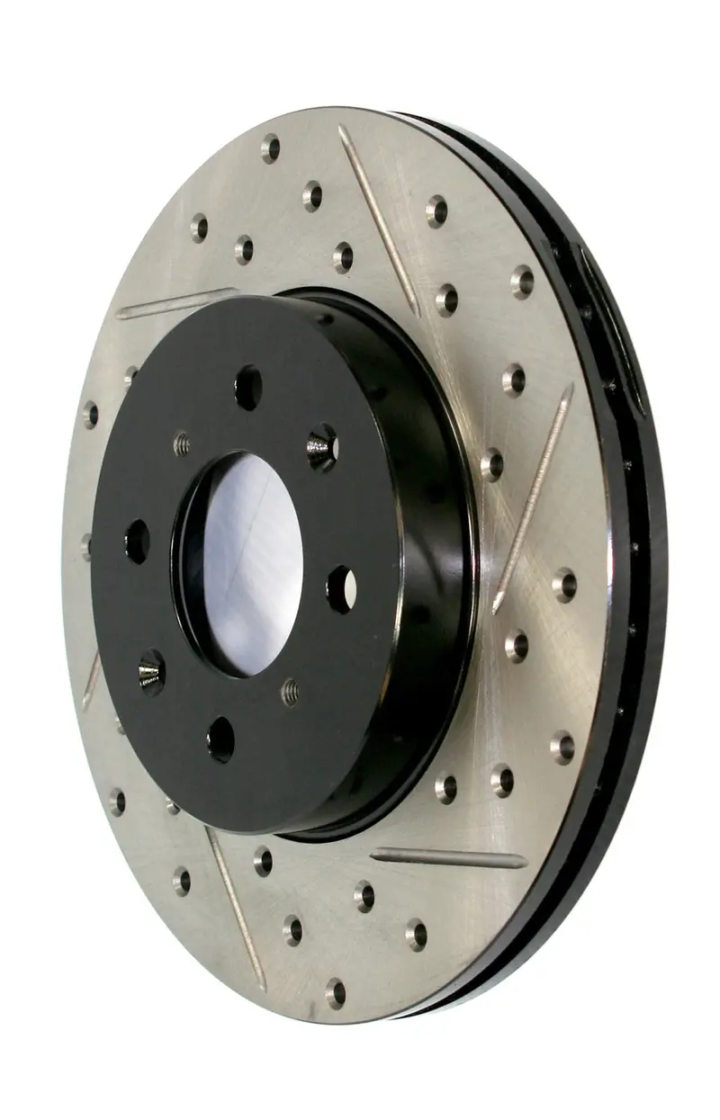 Stoptech Front Right Drilled & Slotted Sport Brake Rotor – 127.34098R 1